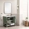 James Martin Vanities Breckenridge 36in Single Vanity, Smokey Celadon w/ 3 CM Arctic Fall Top 330-V36-SC-3AF - alternate 6